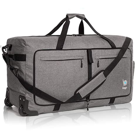 foldable duffle bag with wheels